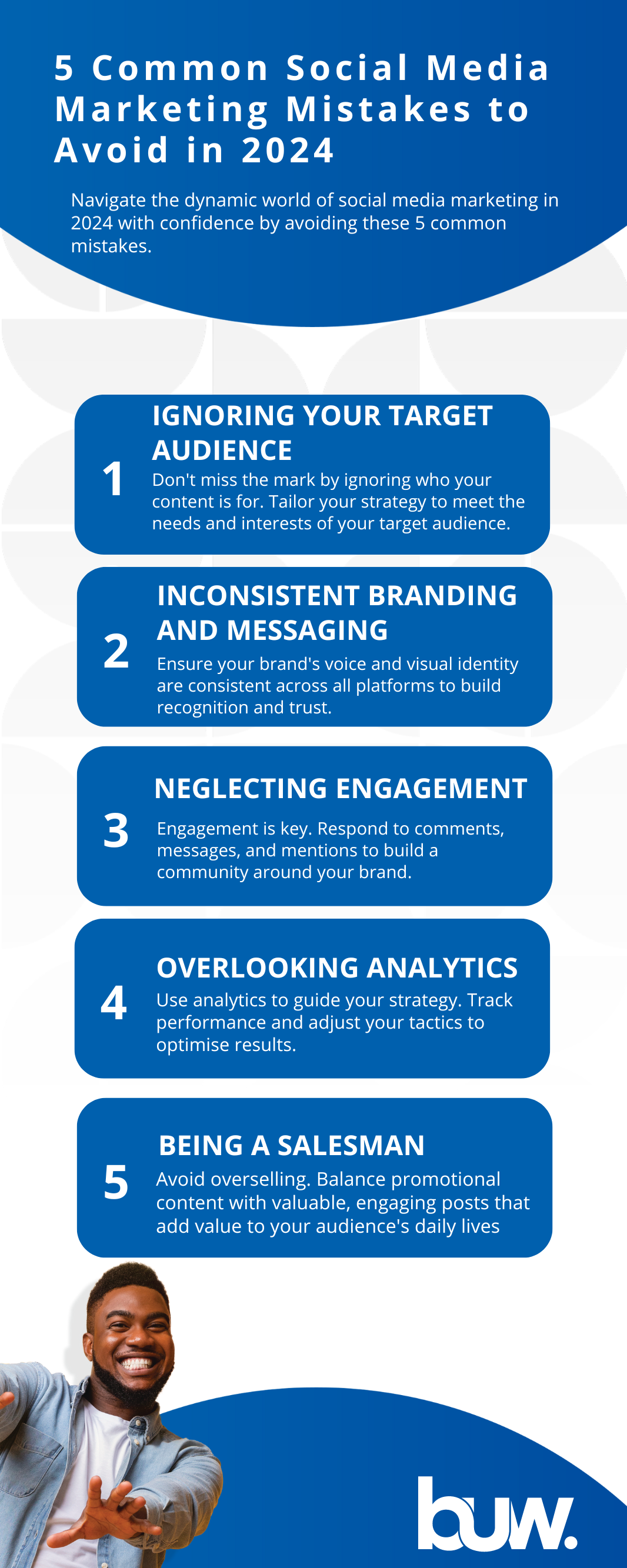 5 Common Social Media Marketing Mistakes to Avoid in 2024